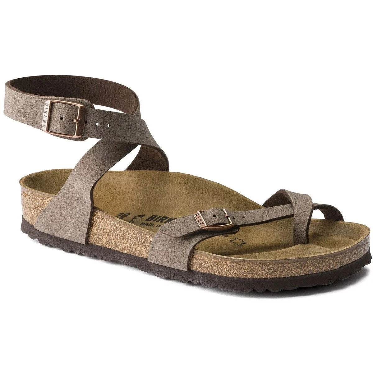 Birkenstock Women's Yara Birko-Flor Nubuck 1 Birkenstock Women's Yara Birko-Flor Nubuck