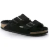 Birkenstock Arizona Shearling Suede Leather